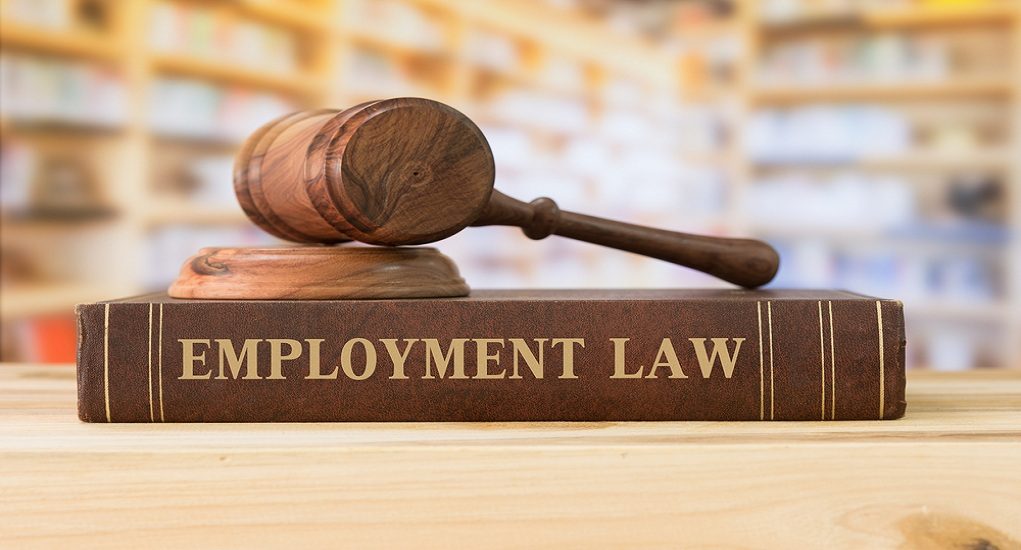 Employment,Law,Books,And,A,Gavel,On,Desk,In,The