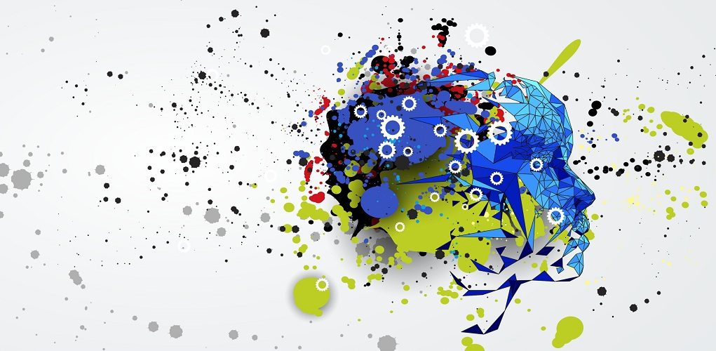Conceptual,Technology,Illustration,Of,Artificial,Intelligence.,Abstract,Futuristic,Background