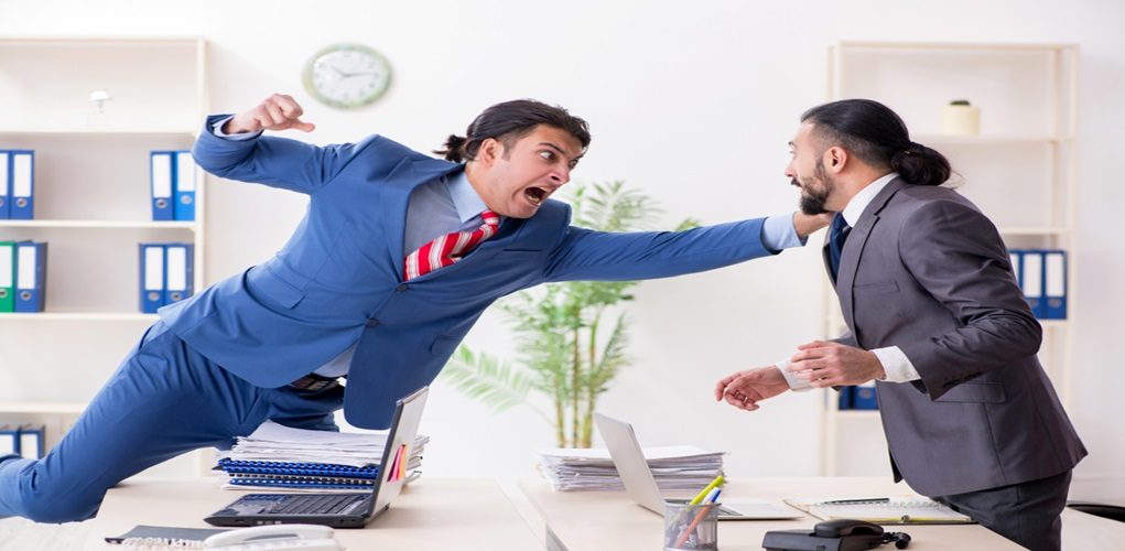 Two,Male,Colleagues,In,The,Office