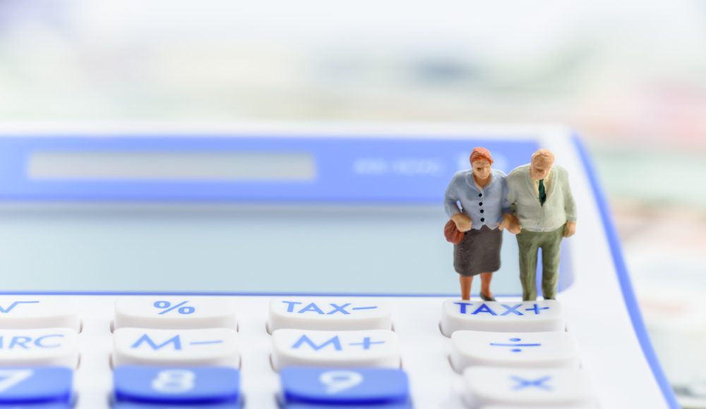 Retirement,/,Pension,Income,Tax,And,Social,Security,Benefit,Concept